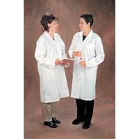 Lab Coats, Poly-Cotton, Small, White Les Distributions ICE