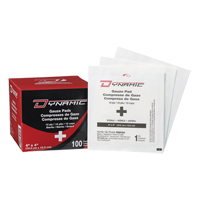Gaze Dynamic, Tampon, 4" lo x 4" la, St&eacute;rile, Dispositif m&eacute;dical Classe 1 Les Distributions ICE