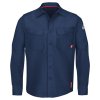 Chemises de travail IQ Endurance pour hommes, Petit, Bleu marin Les Distributions ICE