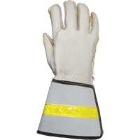 Linemans Glove, Small, Grain Cowhide Palm Les Distributions ICE
