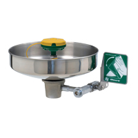 Poste de douche oculaire/faciale, Bol Acier inoxydable Les Distributions ICE