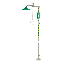 Floor Mount Drench Shower, Pedestal Les Distributions ICE