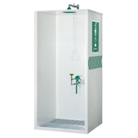 Cabine de douche et douche oculaire/faciale Les Distributions ICE