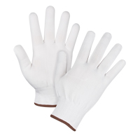 Seamless String Knit Gloves, Polyester, 15 Gauge, Men's Les Distributions ICE