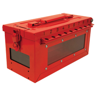 Petit boîtier verrouillable pour groupe, Rouge Les Distributions ICE
