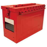 Grand boîtier verrouillable pour groupe, Rouge Les Distributions ICE