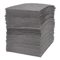 Premium Meltblown Sorbent Pads, Universal, 15" x 18", 30 gal. Absorbancy Les Distributions ICE