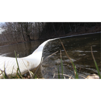 SpillBoa Bale, Oil Only, 25' L x 5" W, 28 gal. Absorbancy, 4 /Pack Les Distributions ICE