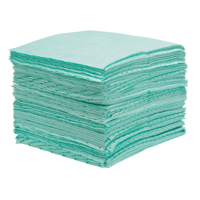 Premium Bonded Sorbent Pads, Hazmat, 15" x 18", 25 gal. Absorbancy Les Distributions ICE