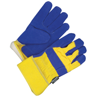 Fitter Gloves, One Size, Grain Cowhide Palm, Thinsulate Inner Lining Les Distributions ICE