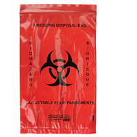 Dynamic Hazardous Waste Bags, Bio-Hazard, 9" L x 6" W, 2.0 mils Les Distributions ICE
