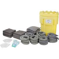 Trousse de lutte contre les d&eacute;versements de premi&egrave;re qualit&eacute;, Universel, Baril de r&eacute;cup&eacute;ration, Absorbance de 95 gal. US Les Distributions ICE