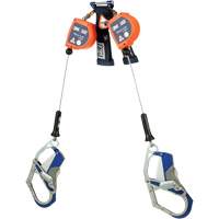 Nano-Lok Edge Self-Retracting Lifeline, 7', Stainless Steel, Swivel Les Distributions ICE