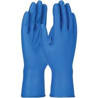 Gants Grippaz, Petit, Nitrile, 8 mils, Sans poudre, Bleu Les Distributions ICE