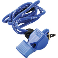 Classic Blue Whistle with Lanyard Les Distributions ICE