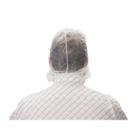 Disposable Hood, Polypropylene, White Les Distributions ICE