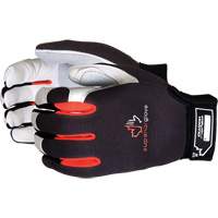 Gants de m&eacute;canicien ClutchGear, Paume Cuir fleur/Cuir refendu, Taille Petit Les Distributions ICE