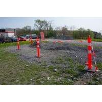 Premium Delineator Post, 42" H, Orange Les Distributions ICE