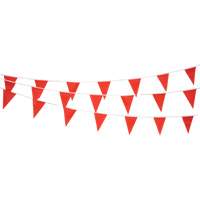 Pennant String, 60' L, Red Les Distributions ICE