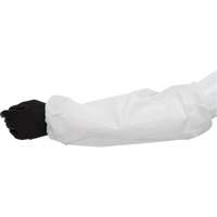 Manchettes, Longueur de 18", Microporeux, Blanc Les Distributions ICE