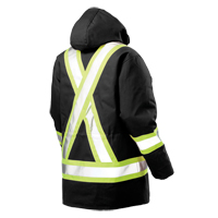 Parka de s&eacute;curit&eacute;, Noir, Grand Les Distributions ICE
