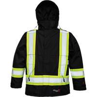 Manteau Journeyman, Polyester/Polyur&eacute;thane, Noir, Petit Les Distributions ICE