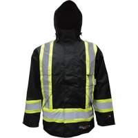 Manteau isol&eacute;, Polyester/Polyur&eacute;thane, Noir, Petit Les Distributions ICE