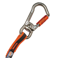 Longe porte-outils &agrave; rotule et &agrave; verrouillage double Squids 3109F(x), Tendeur, Mousqueton/boucle Les Distributions ICE