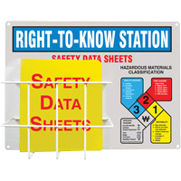 Basket-Style Aluminum Station, English, Binders Included Les Distributions ICE