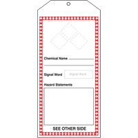 Tr&egrave;s grandes &eacute;tiquettes SGH, Papier cartonn&eacute;, 3-7/8" la x 8-1/2" h, Anglais Les Distributions ICE