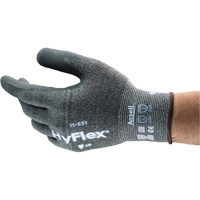 Gant enduit Hyflex r&eacute;sistant &agrave; la coupe, 6, R&ecirc;vetement Nitrile, Calibre 18, Enveloppe en Nylon Les Distributions ICE