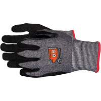 Composite-Knit Cut-Resistant Gloves, Size 6/X-Small, 13 Gauge, Foam Nitrile Coated, Stainless Steel/HPPE/TenActiv Shell, ASTM ANSI Level A7 Les Distributions ICE