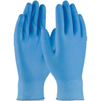 Gants jetables, Petit, Nitrile, 4 mils, Sans poudre, Bleu Les Distributions ICE