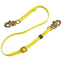 Longe de positionnement r&eacute;glable &agrave; sangle, 1 branches, 4', Classe CSA B, Polyester Les Distributions ICE