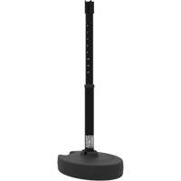 Base pour montant de barri&egrave;re PLUS, Hauteur de 42", Noir Les Distributions ICE