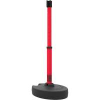Base pour montant de barri&egrave;re PLUS, Hauteur de 42", Rouge Les Distributions ICE
