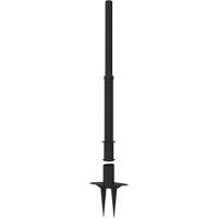 Montant de barri&egrave;re PLUS, Hauteur de 42", Noir Les Distributions ICE