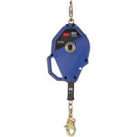 Smart Lock Self-Retracting Lifeline, 50', Galvanized Steel, Swivel Les Distributions ICE