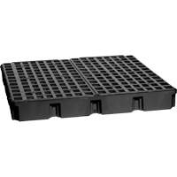 Plateforme de d&eacute;versement modulaire, Capacit&eacute; de d&eacute;versement 60,5 gal. US, 51,5'' x 51,5'' x 6,5" Les Distributions ICE
