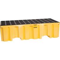 Palette de confinement des d&eacute;versements, Capacit&eacute; de d&eacute;versement 66 gal. US, 26,25" x 51" x 13,75" Les Distributions ICE