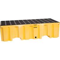 Palette de confinement des d&eacute;versements, Capacit&eacute; de d&eacute;versement 66 gal. US, 26,25" x 51" x 13,75" Les Distributions ICE