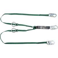 V-Series Lanyard, 3', Rebar Hook Center, Snap Hook Leg Ends, Polyester Les Distributions ICE