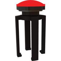 PLUS Barrier System Strobe Light Bracket & Red Strobe Light, Black Les Distributions ICE