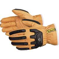 Gants de conducteur antichocs Endura, T-petit, Paume en Cuir fleur de ch&egrave;vre, Thinsulate Les Distributions ICE