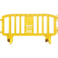 Barricade Movit, Emboîtables, 78" lo x 39" h, Jaune Les Distributions ICE