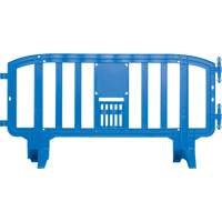 Barricade Movit, Emboîtables, 78" lo x 39" h, Bleu Les Distributions ICE