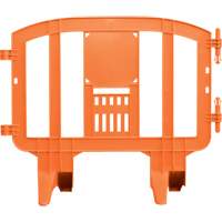 Barricade Minit, Emboîtables, 49" lo x 39" h, Orange Les Distributions ICE