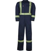 Combinaison non doubl&eacute;e Westex UltraSoft, Taille Grand (grande taille), Bleu marine, 12,4 cal/cm2 Les Distributions ICE