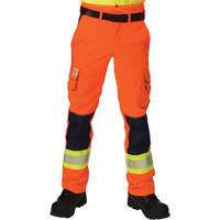 Ripstop High-Visibility Cargo Pants, Polyester, 28, High Visibility Orange Les Distributions ICE