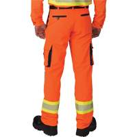 Ripstop High-Visibility Cargo Pants, Polyester, 28, High Visibility Orange Les Distributions ICE
